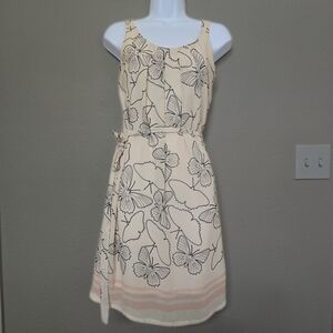 Waggon Paris Butterflies Sleeveless Dress Size XS